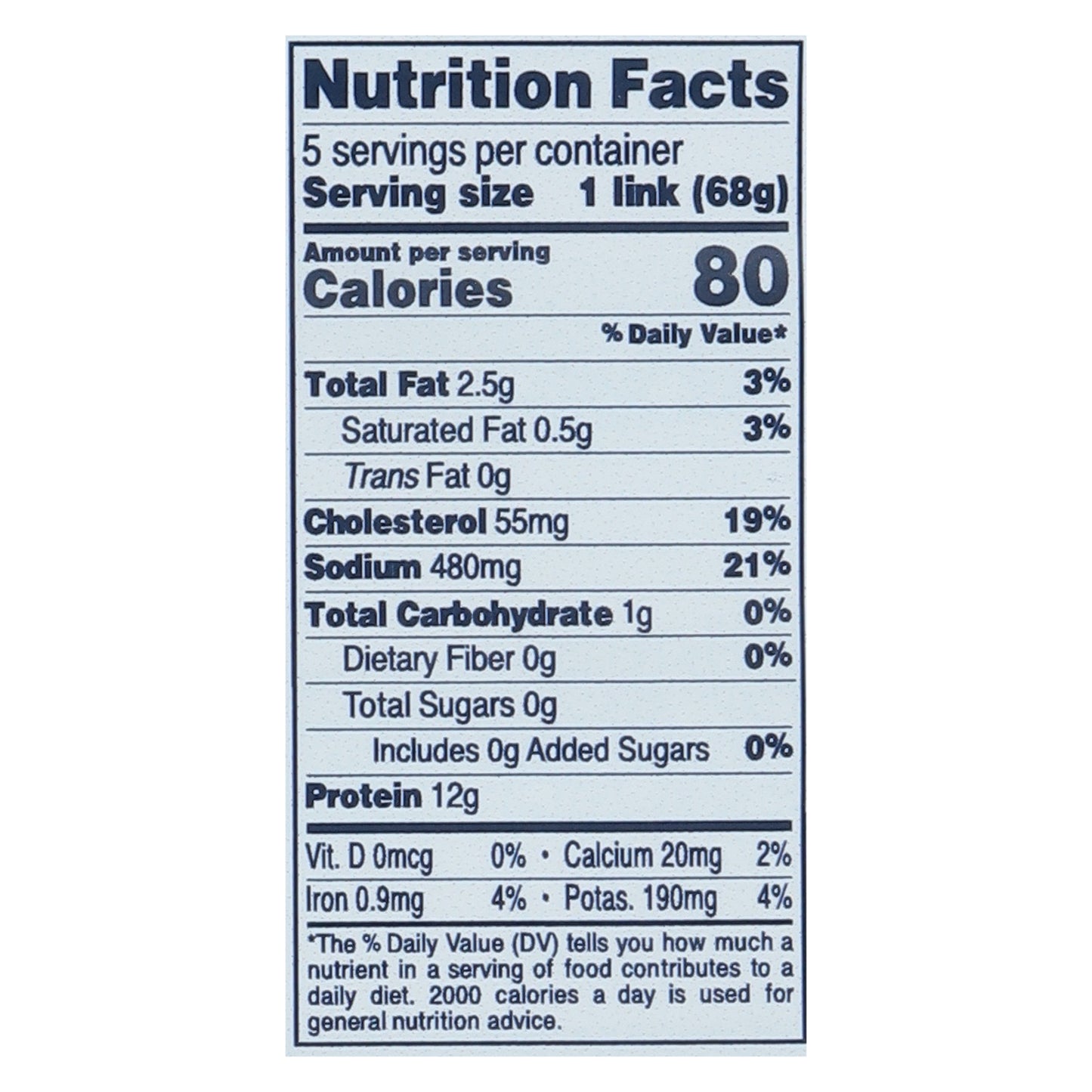 Bilinski's Tomato & Basil Chicken Sausage 12 oz