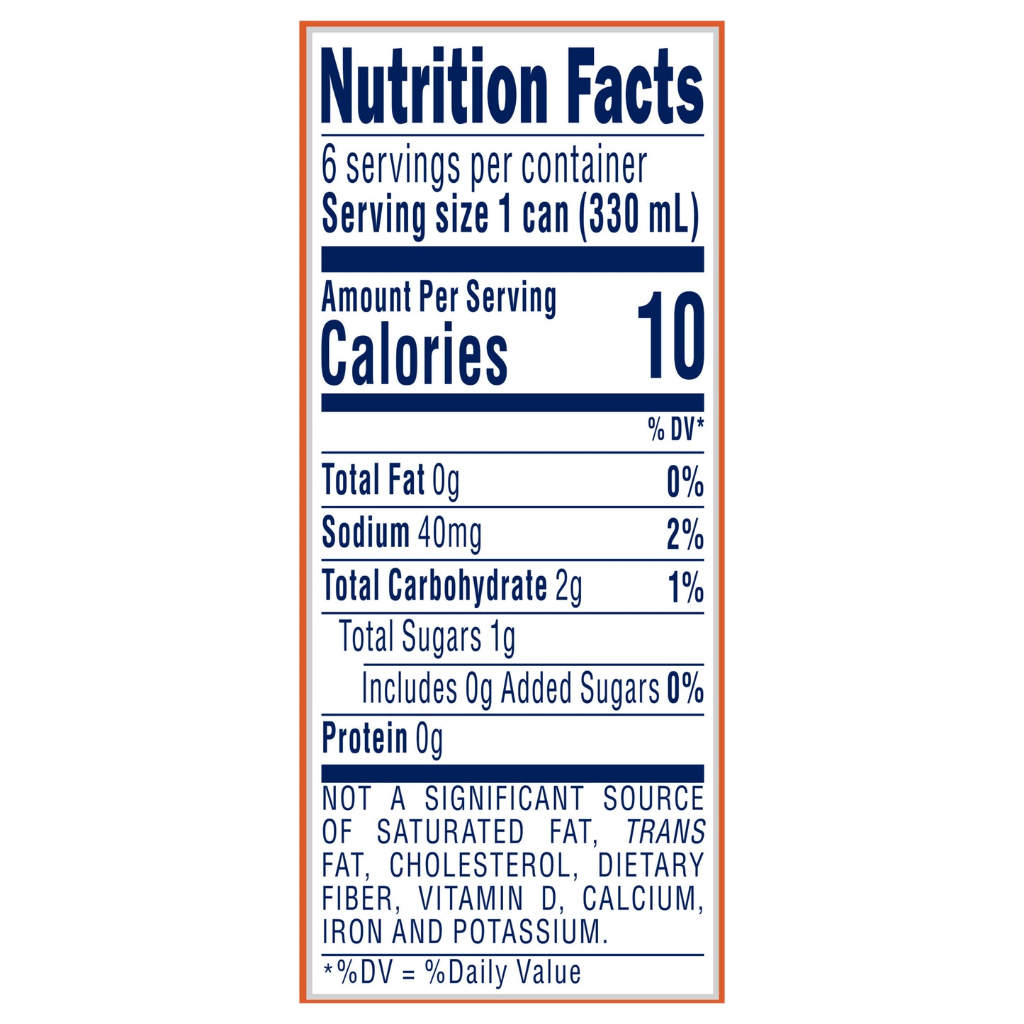 Sanpellegrino CIAO! Blood Orange Sparkling Water, Low-Cal, 0g Added Sugar, 6-Pack