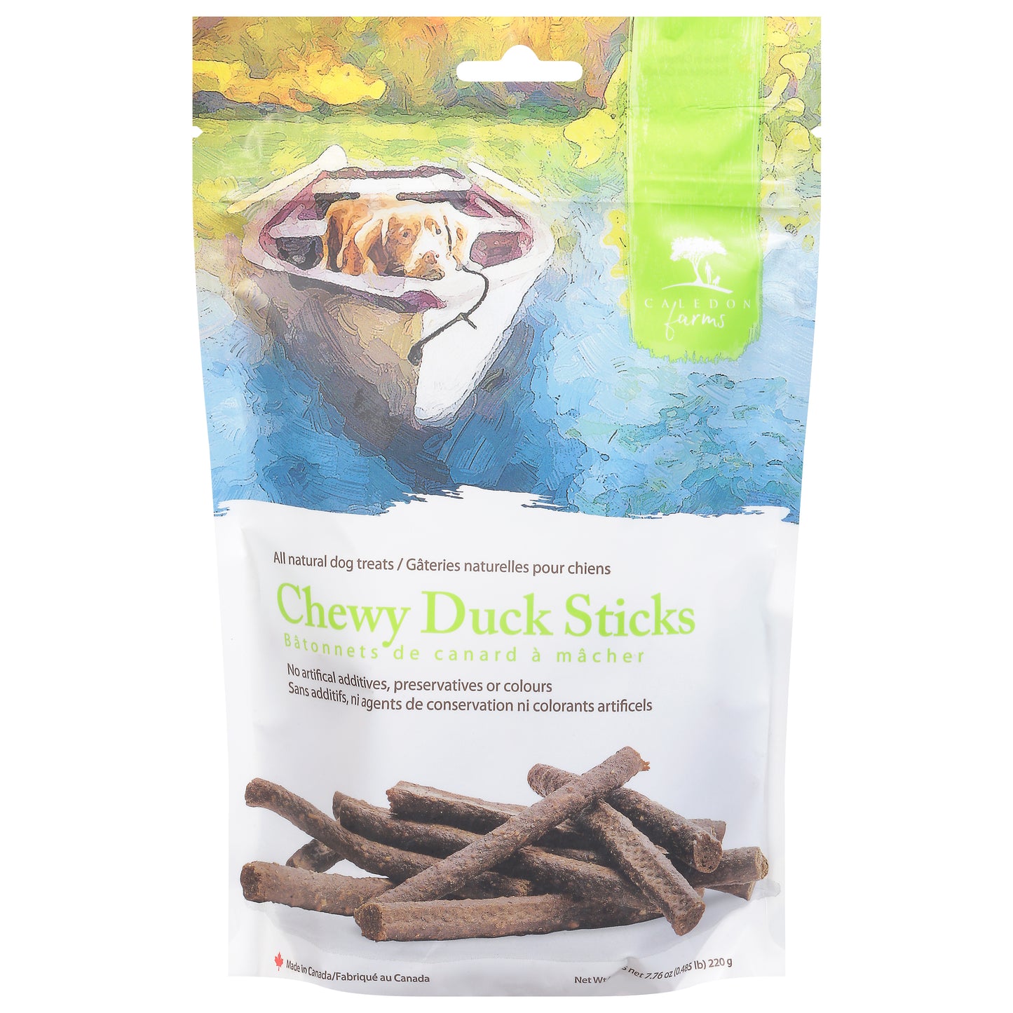 Caledon Farms Chewy Duck Sticks Dog Treats 7.76 oz
