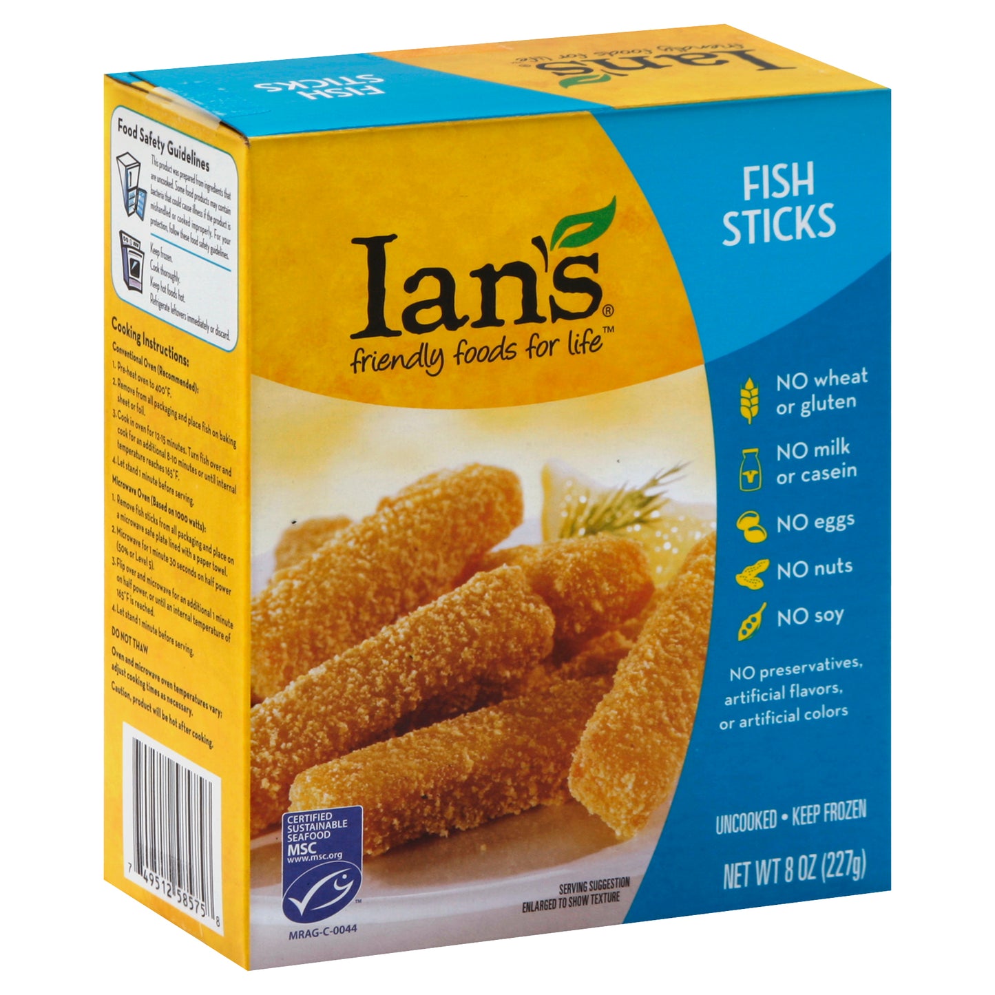 Ian's Fish Sticks 8 oz