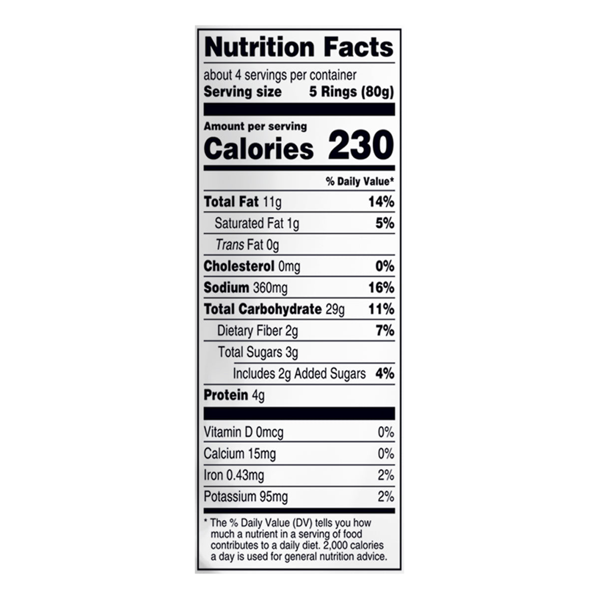 Alexia Crispy Onion Rings 11 oz