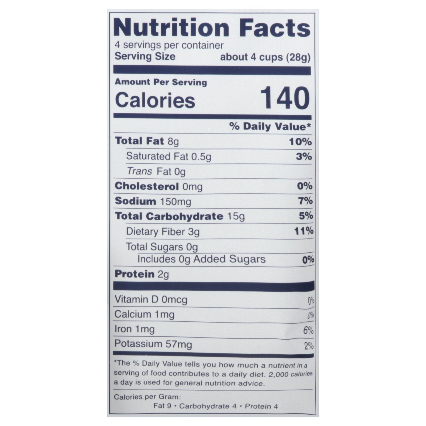 Live Love Pop Sea Salt Popcorn 4.4 oz