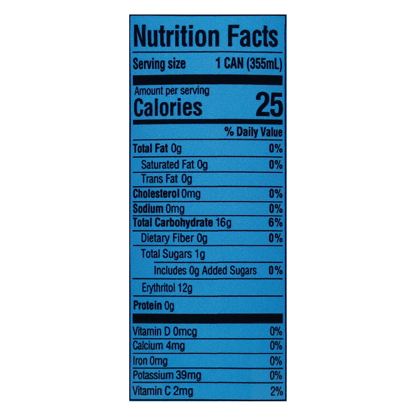 Odyssey 222 Sparkling Blue Raspberry Cognition + Energy Drink 12 fl oz