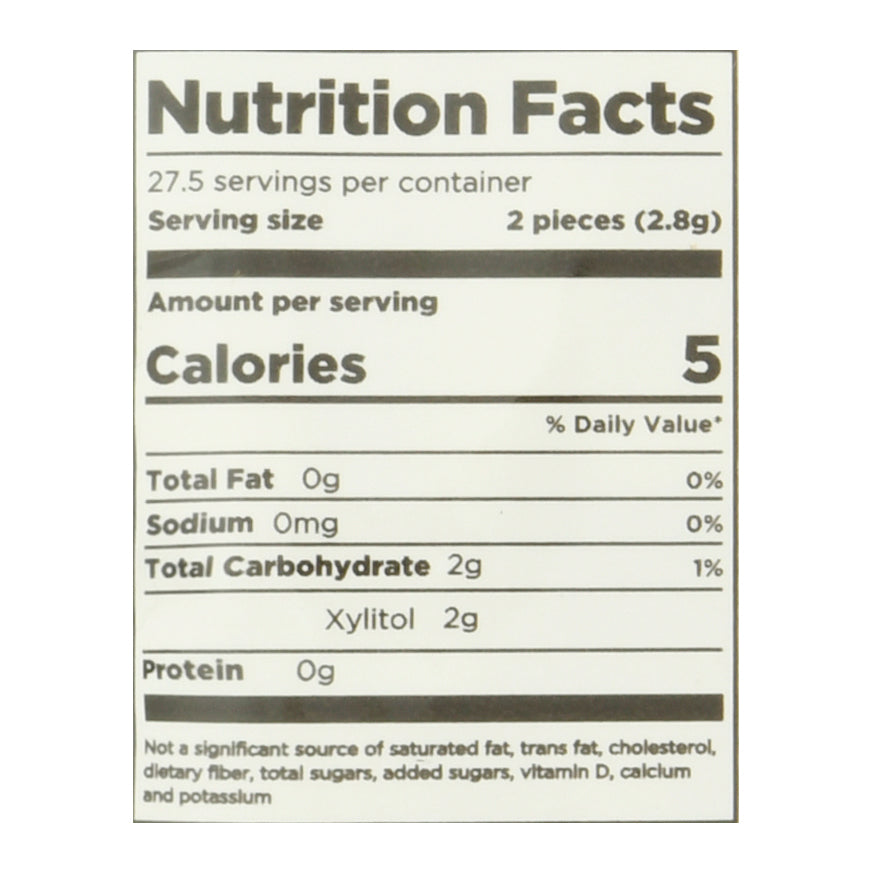 Pur Aspartame Free Cinnamon Sugar Free Chewing Gum 55 ea