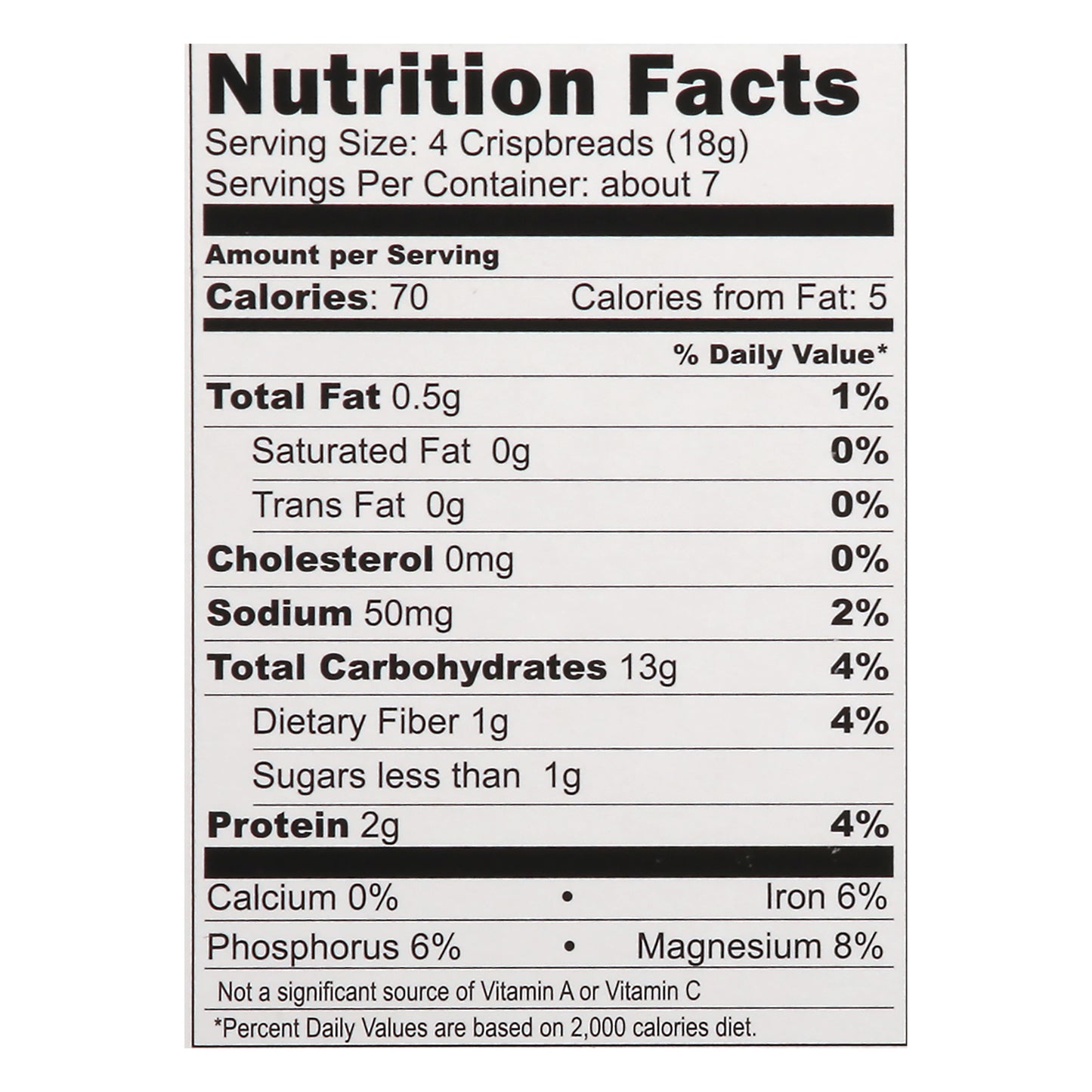 Le Pain Des Fleurs Crisp Bread 2 ea