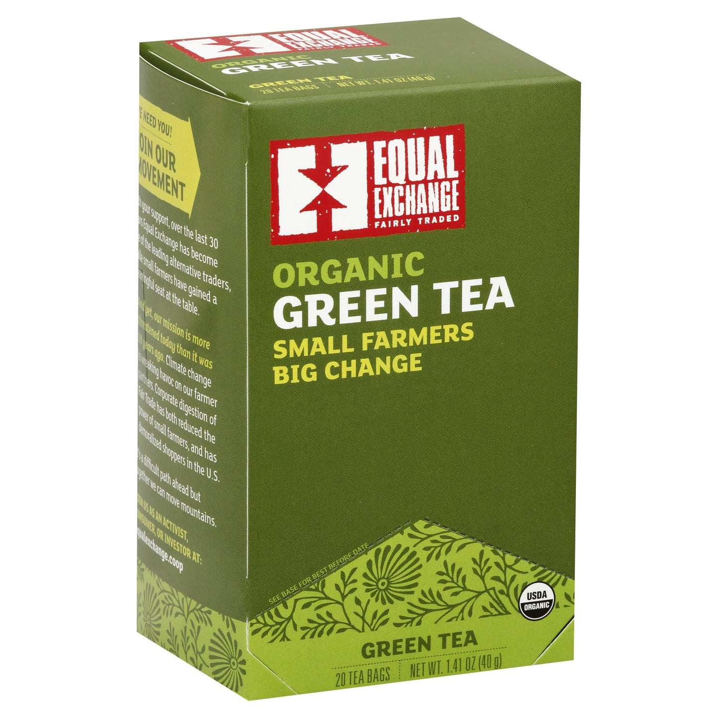 Equal Exchange Green Tea 20 ea