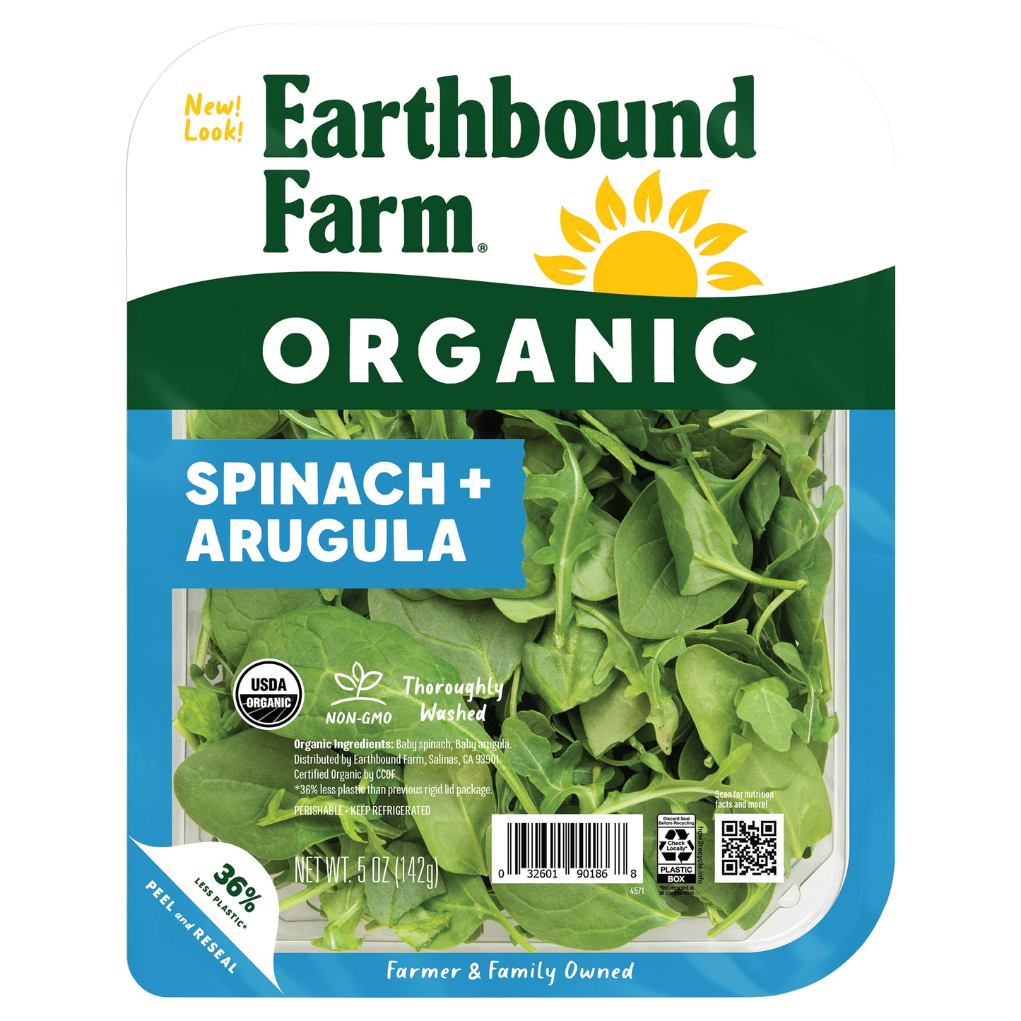 Earthbound Farm Organic Spinach + Arugula 5 oz
