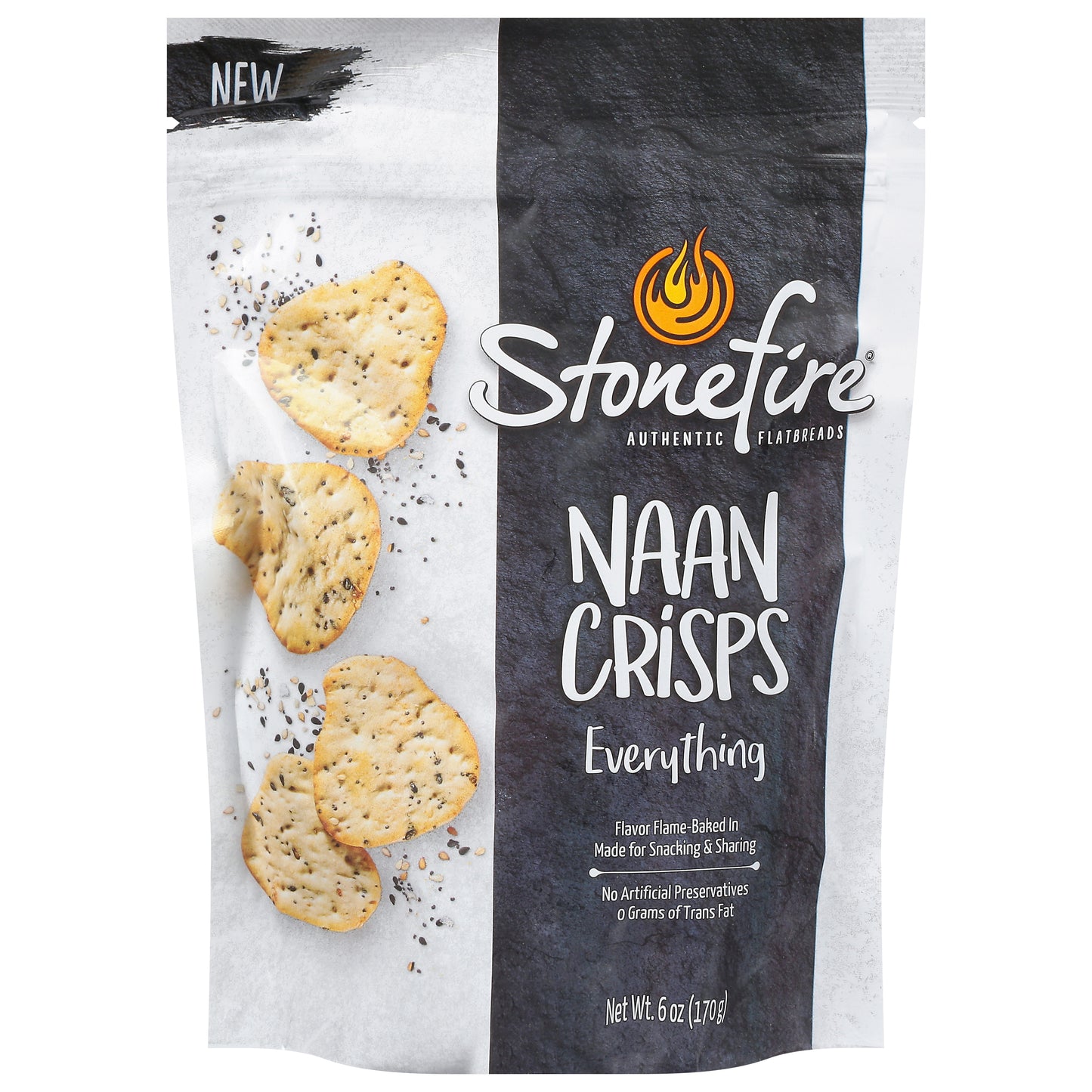Stonefire Everything Naan Crisps 6 oz