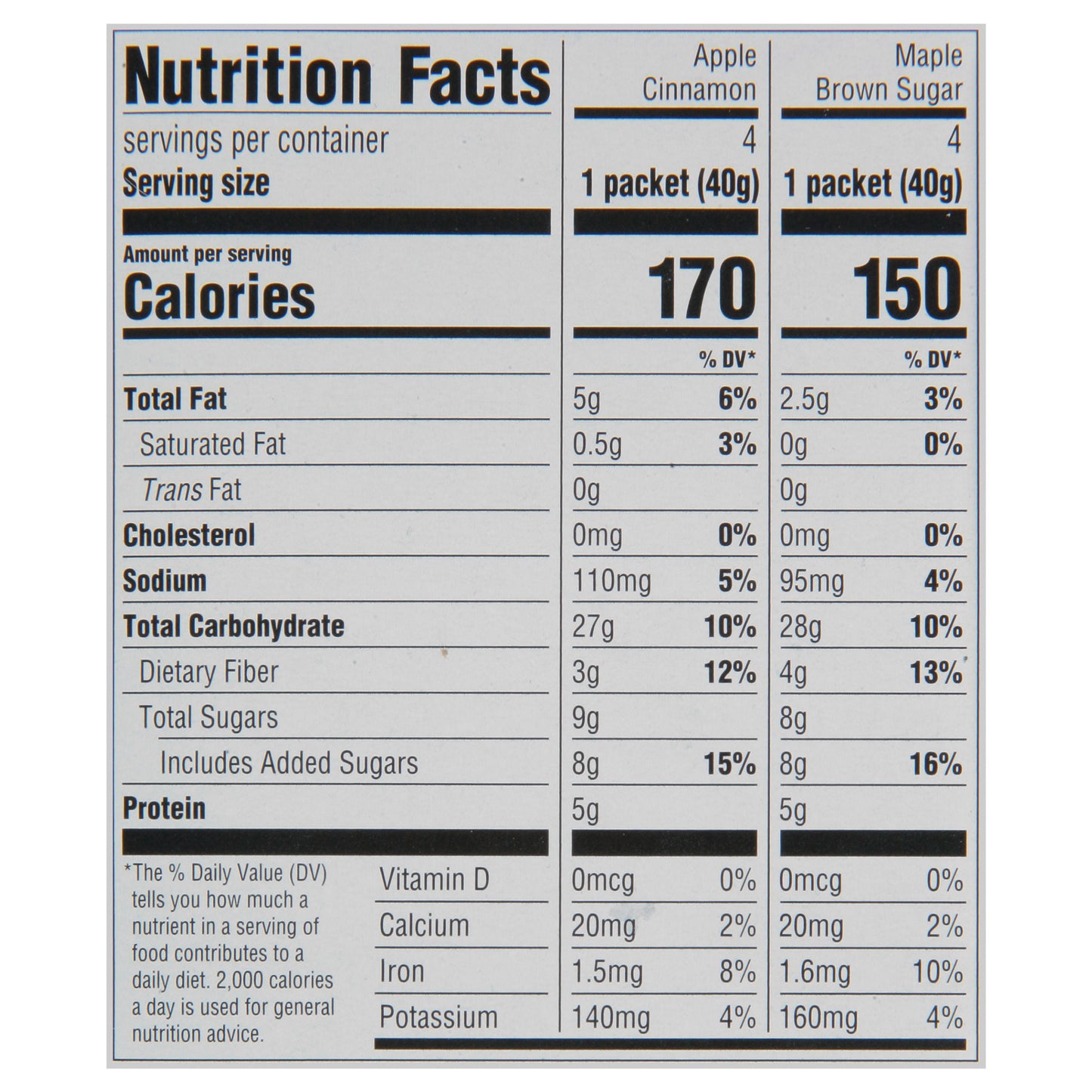 Field Day Instant Organic Oatmeal Variety Pack 8 - 1.41 oz Packets