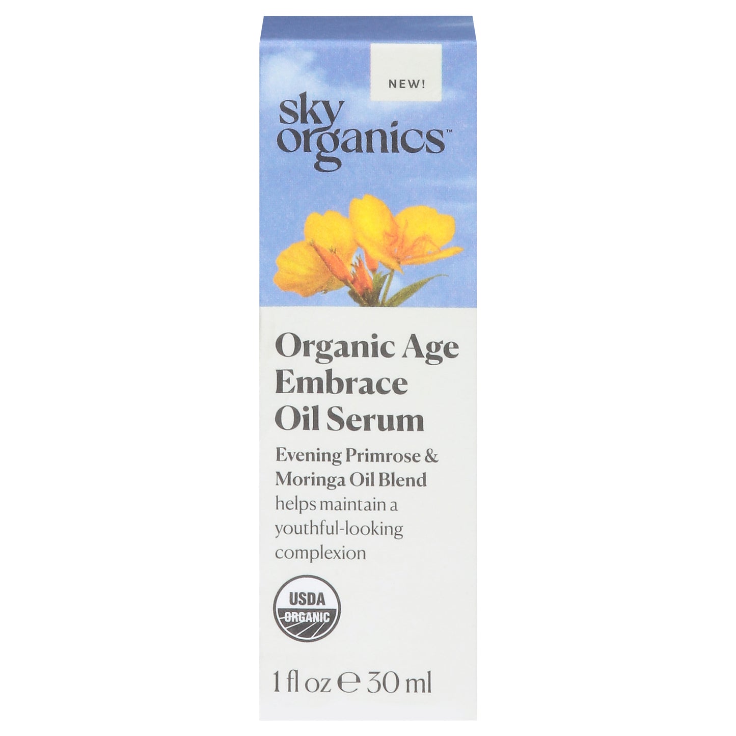 Sky Organics Organic Age Embrace Evening Primrose & Moringa Oil Serum 1 fl oz