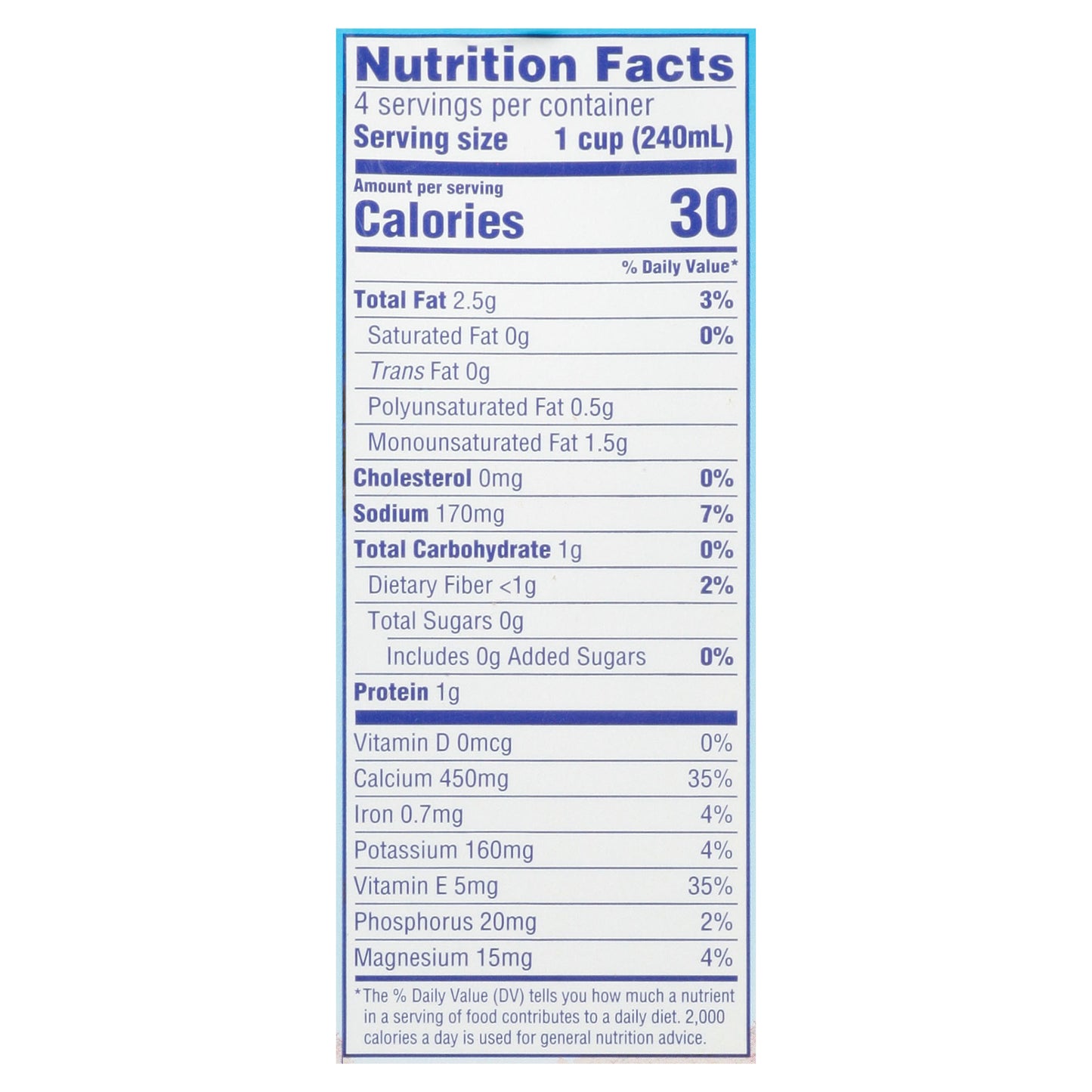 Almond Breeze Unsweetened Original Almondmilk 32 fl oz