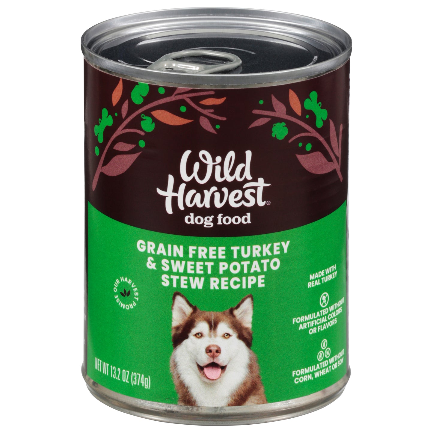 Wild Harvest Grain Free Turkey & Sweet Potato Stew Recipe Dog Food 13.2 oz