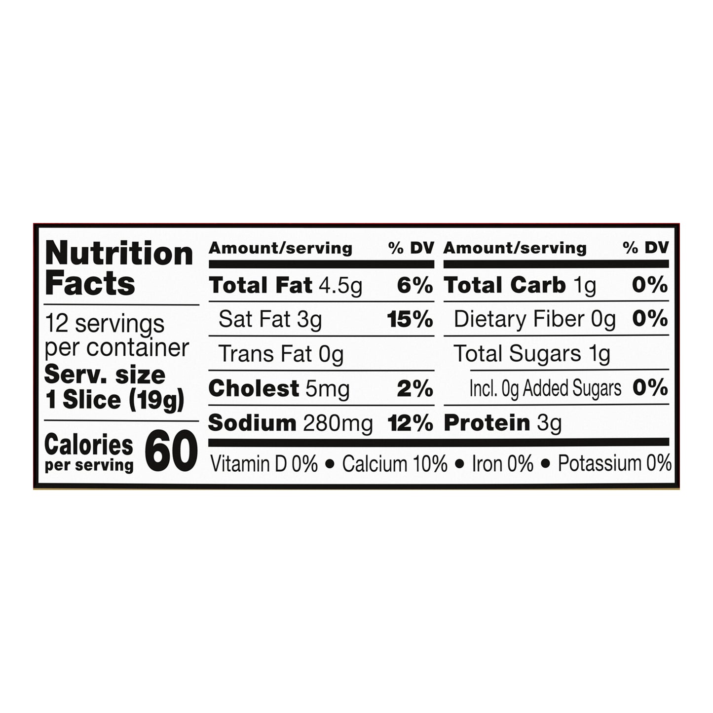 Horizon Organic American Cheese Slices, 8 oz. Pack, 12 Slices