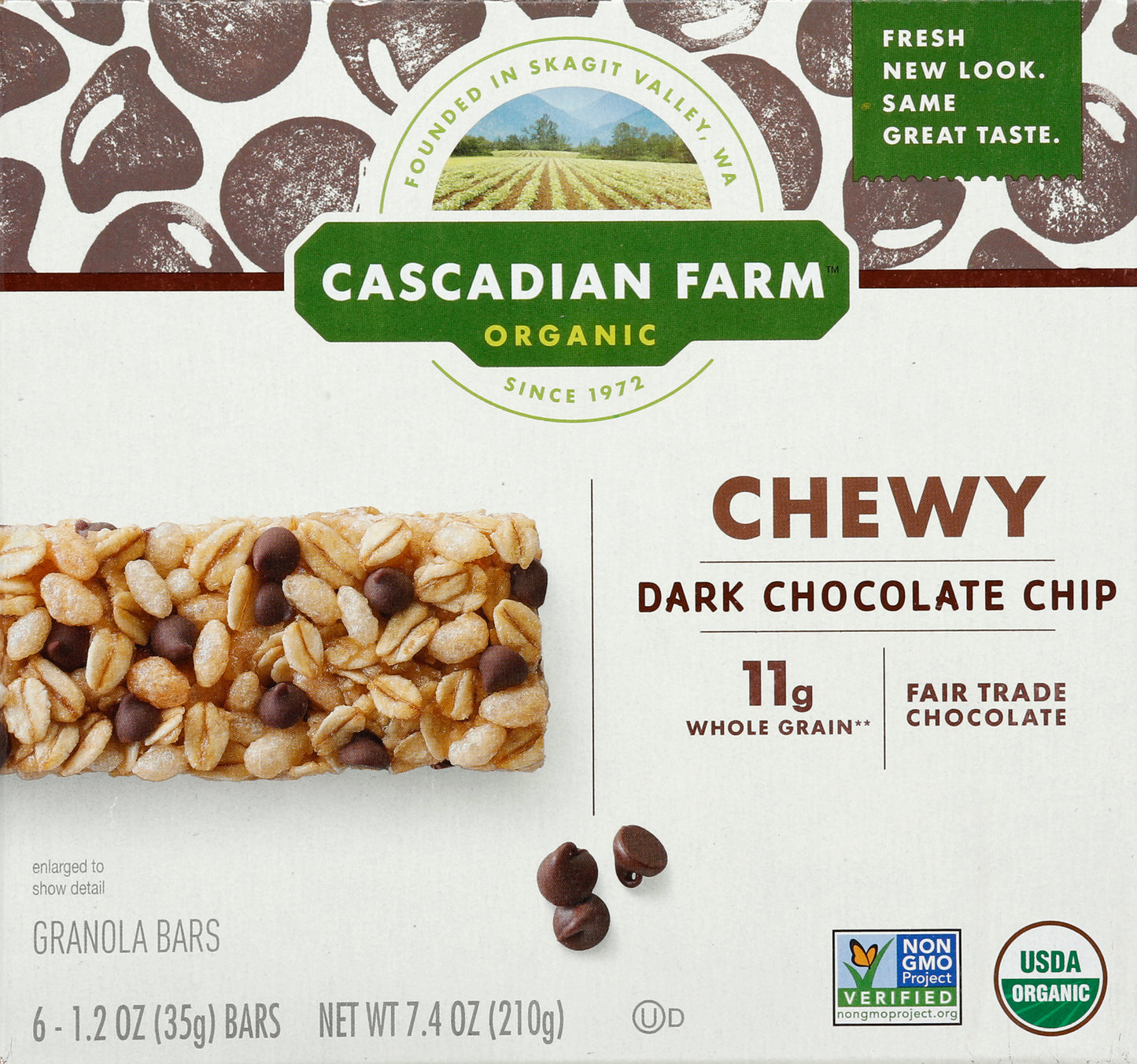 Cascadian Farm Granola Bars 6 ea