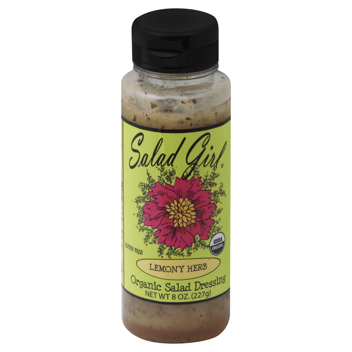 Salad Girl Salad Dressing 8 oz - Lemony Herb