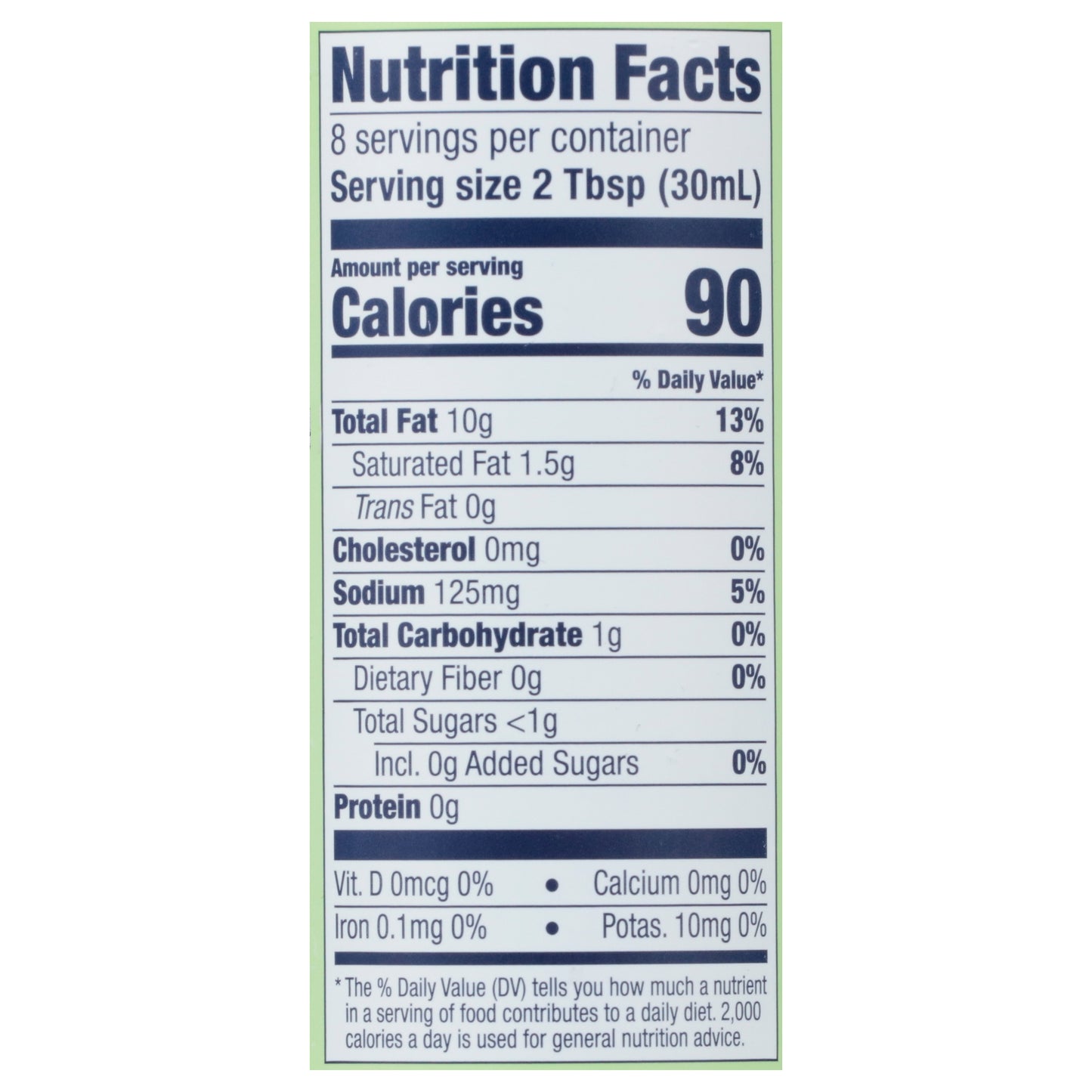Organicville Non-Dairy Caesar Dressing 8 fl oz