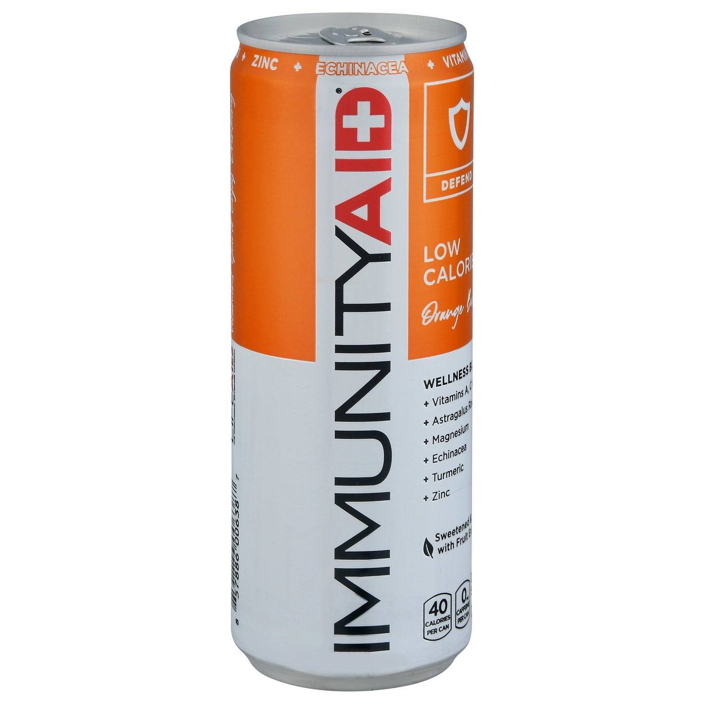 ImmunityAid Low Calorie Defend Orange Burst Wellness Blend 12 fl oz Can