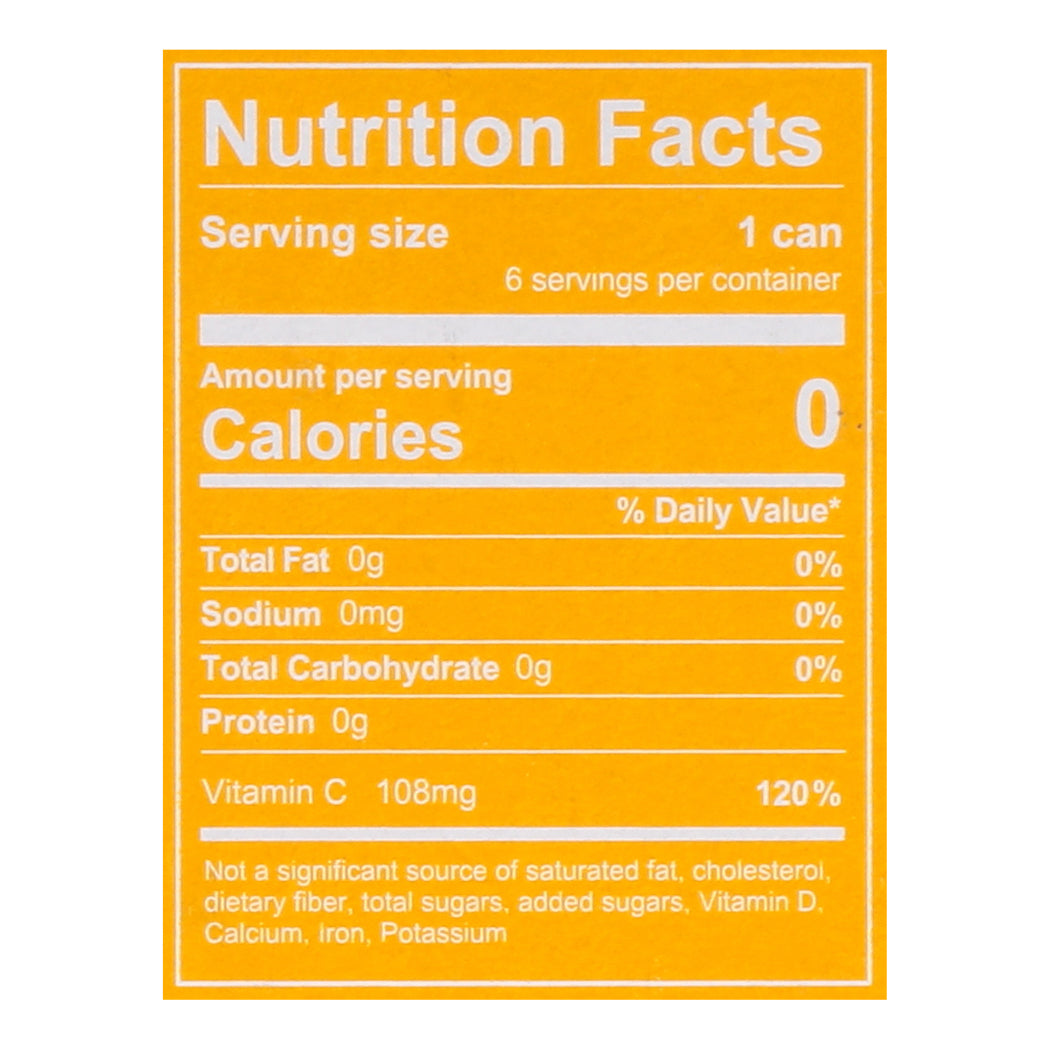 Hop Wtr Non-Alcoholic Mango Flavored Sparkling Hop Water 6 - 12 oz Cans