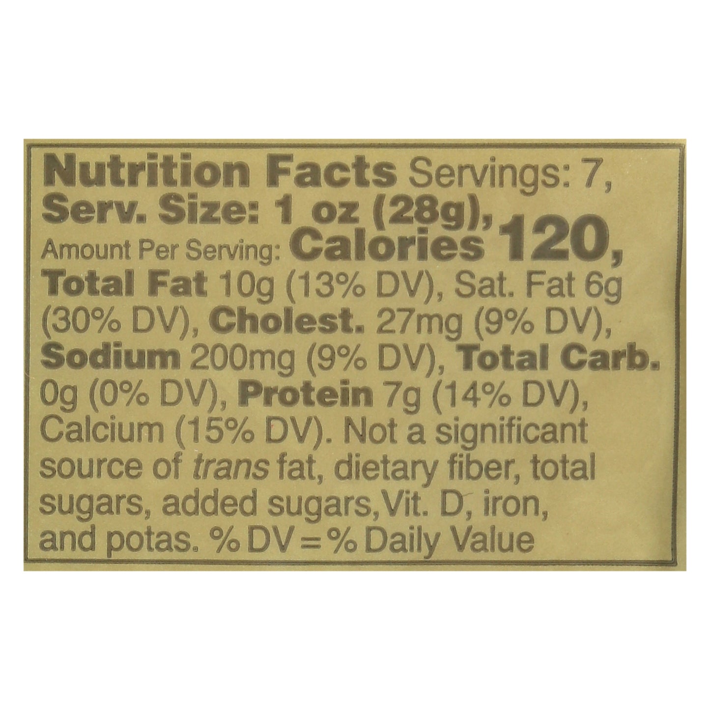 Kerrygold Aged Cheddar Cheese 7 oz