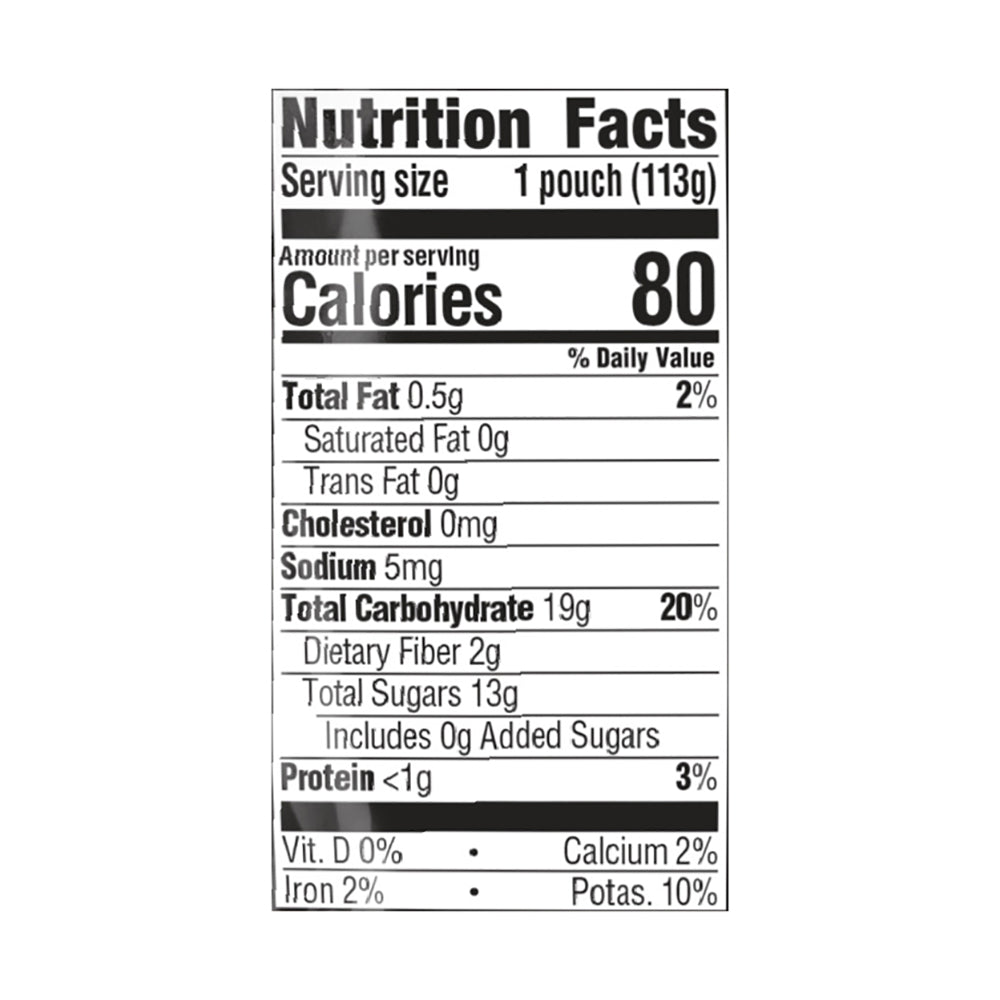 Happy Baby Organics Clearly Crafted Stage 2 Apples, Blueberries & Oats Pouch 4oz UNIT