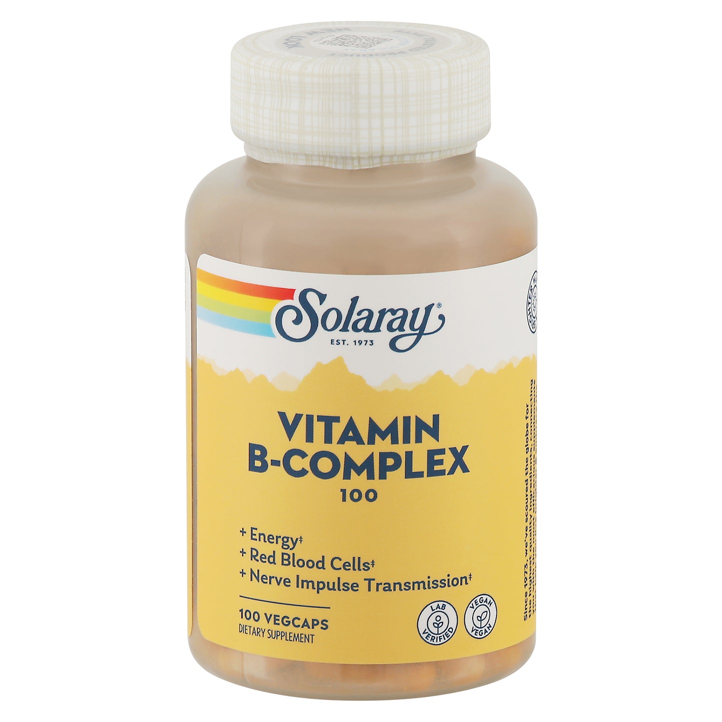 Solaray Vitamin B-Complex 100 VegCaps
