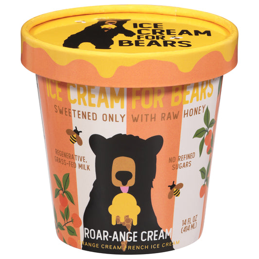 Ice Cream for Bears French Roar-Ange Cream Ice Cream 14 fl oz