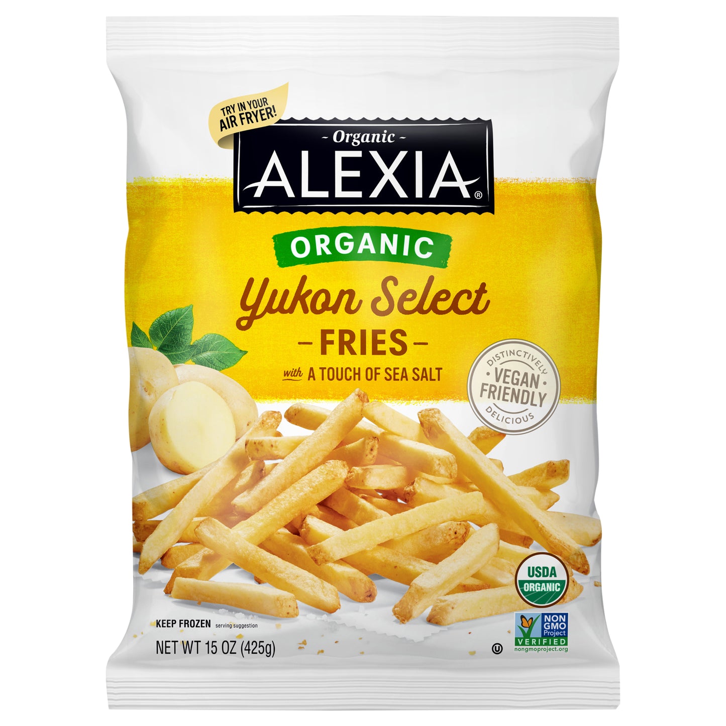 Alexia Organic Yukon Select Fries with Sea Salt 15 oz
