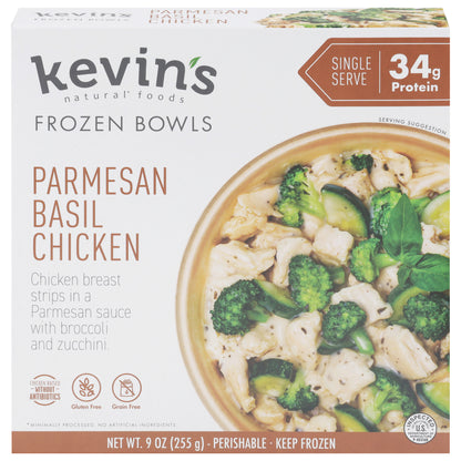 Kevin's Natural Foods Parmesan Basil Chicken 9 oz