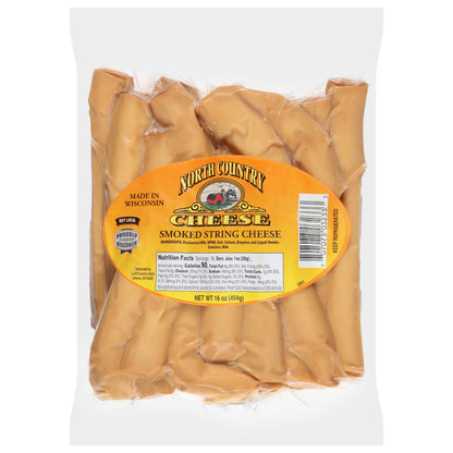 North Country Cheese Smoked String Cheese 16 oz