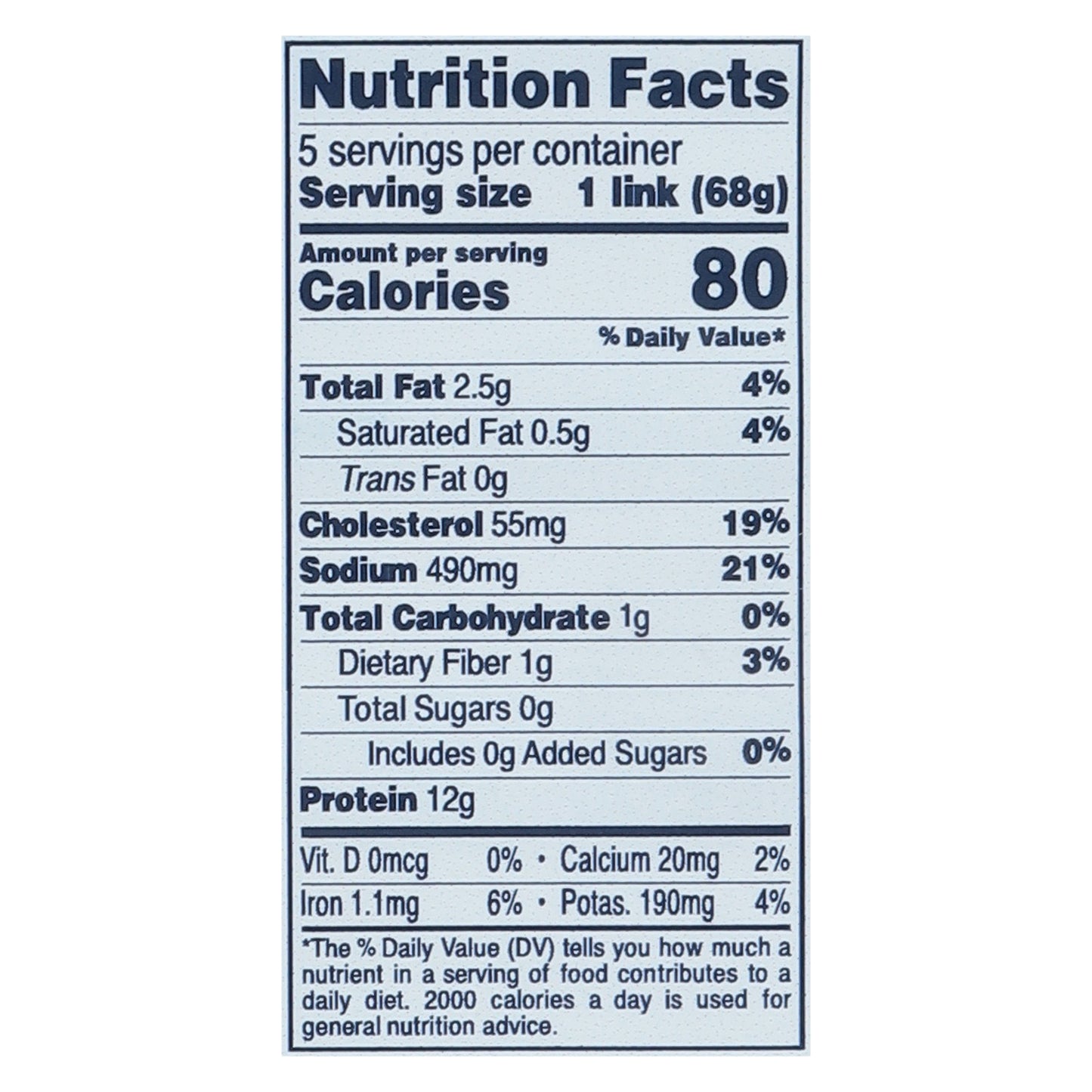 Bilinski's Cajun Style Chicken Sausage 12 oz