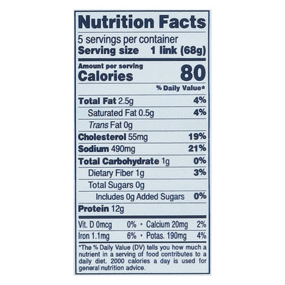 Bilinski's Cajun Style Chicken Sausage 12 oz