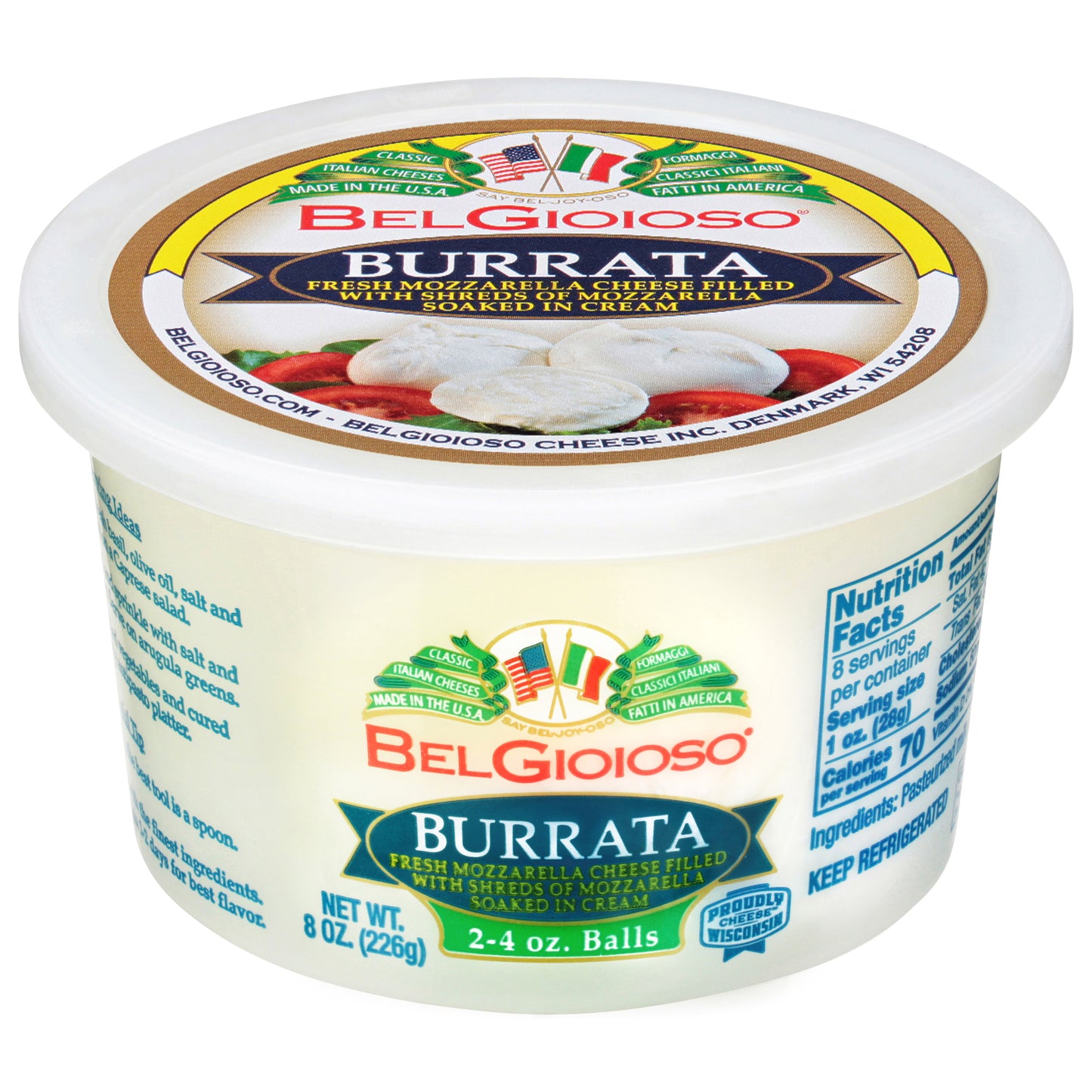 BelGioioso Burrata 2 - 4 oz Balls