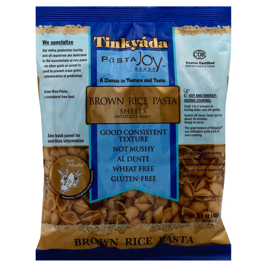 Tinkyada Brown Rice Pasta 16 oz - Shells