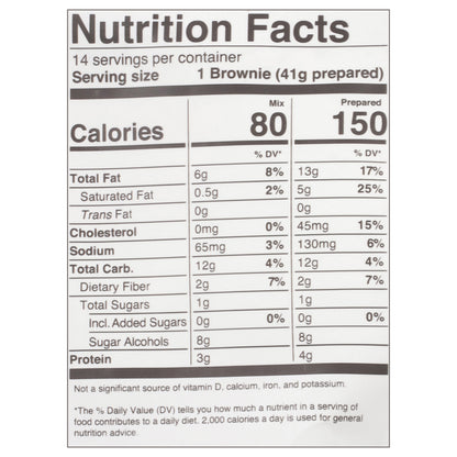 Miss Jones Baking Co. Almond Flour Fudgy Brownie Baking Mix 10.57 oz