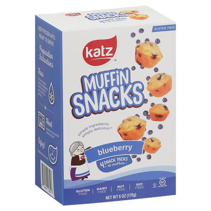 Katz Blueberry Muffin Snacks 4 Snack Packs