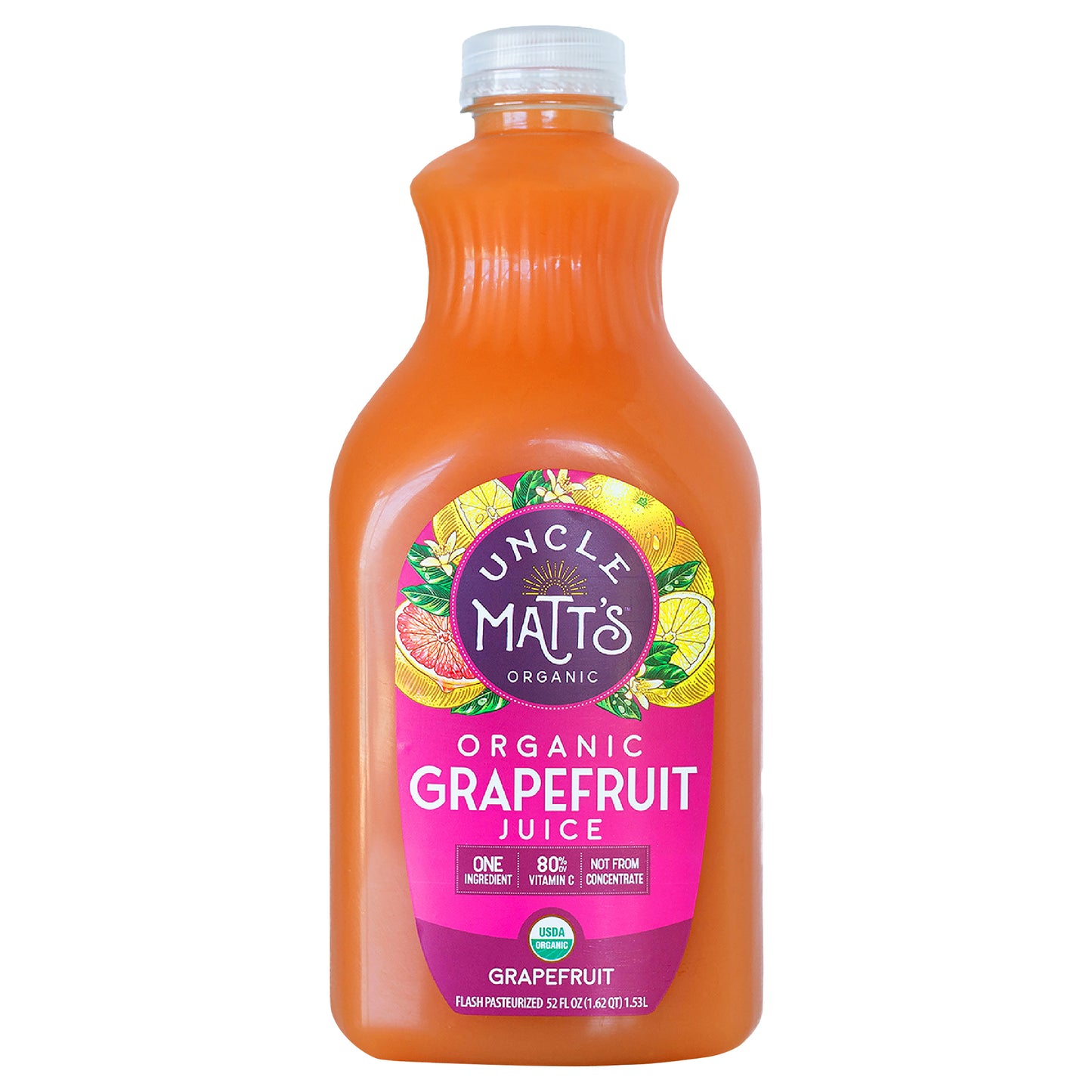 Uncle Matt's Organic Grapefruit Juice 52 Fl Oz