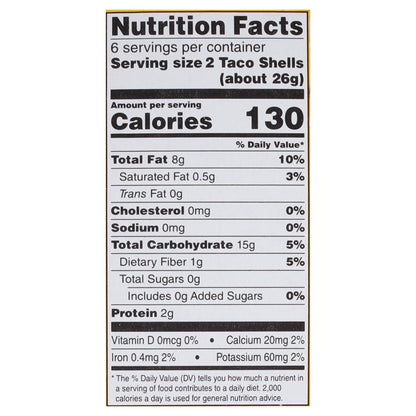 Garden of Eatin' Yellow Corn Taco Shells 12 ea