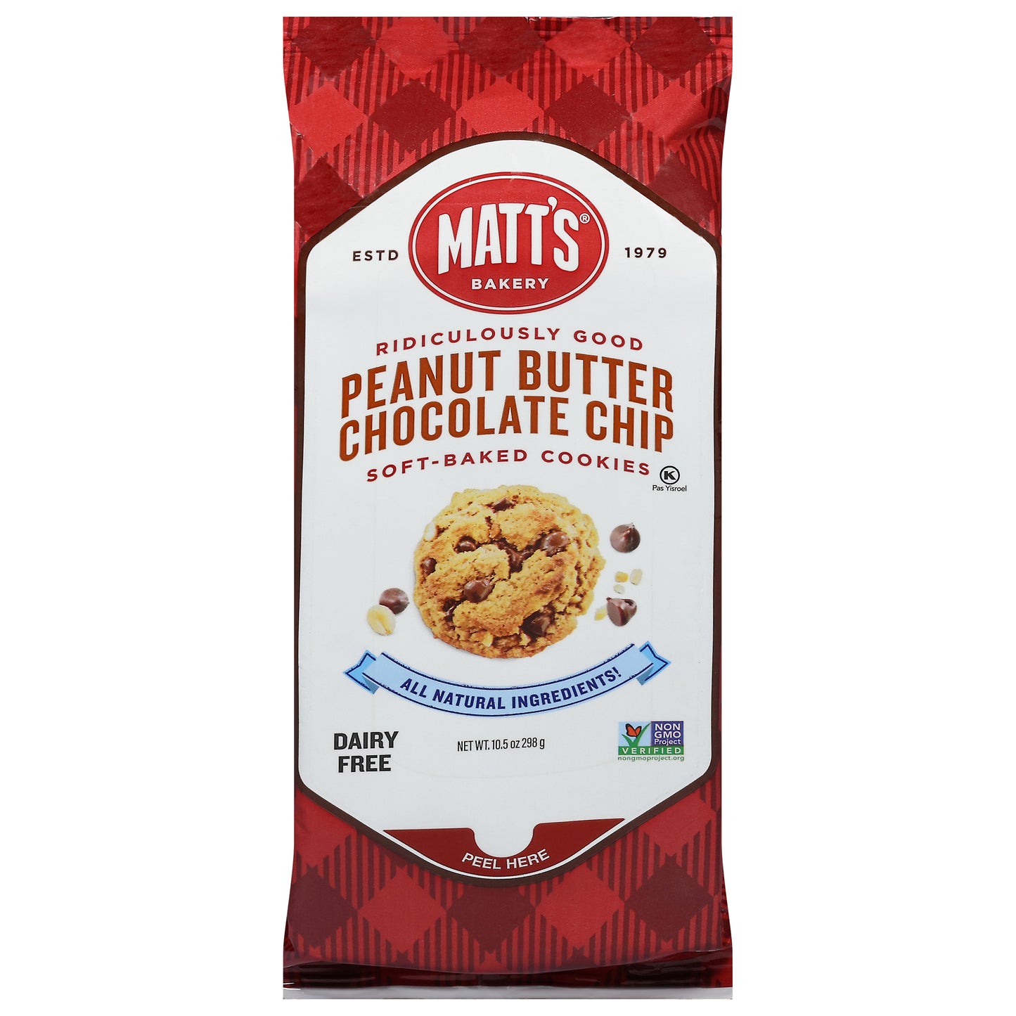 Matt's Bakery Soft-Baked Peanut Butter Chocolate Chip Cookies 10.5 oz