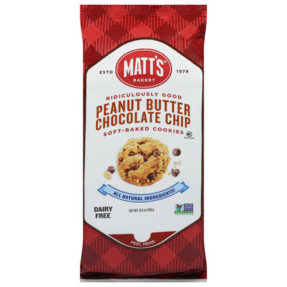 Matt's Bakery Soft-Baked Peanut Butter Chocolate Chip Cookies 10.5 oz