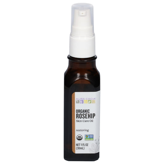 Aura Cacia Organic Rosehip Skin Care Oil 1 fl oz