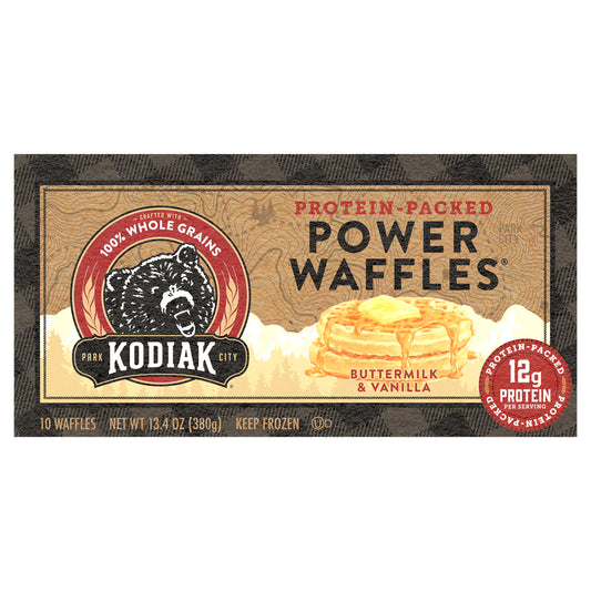 Power Waffles, Buttermilk & Vanilla, 13.40 oz/10 ct