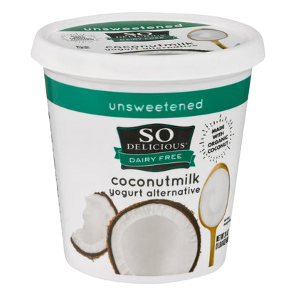 So Delicious Dairy Free Coconutmilk Unsweetened Yogurt Alternative 24 oz