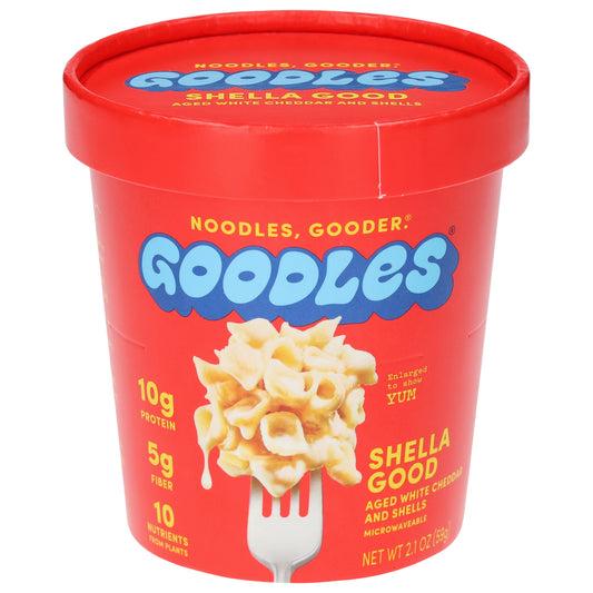 Goodles Microwaveable Shella Good Aged White Cheddar and Shells 2.1 oz
