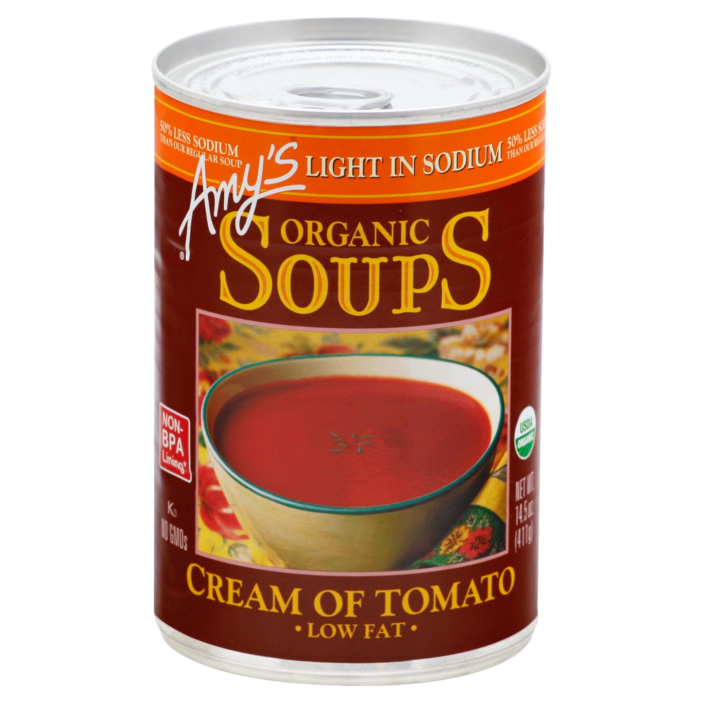 Amys Organic Low Fat Cream of Tomato Soup 14.5 oz