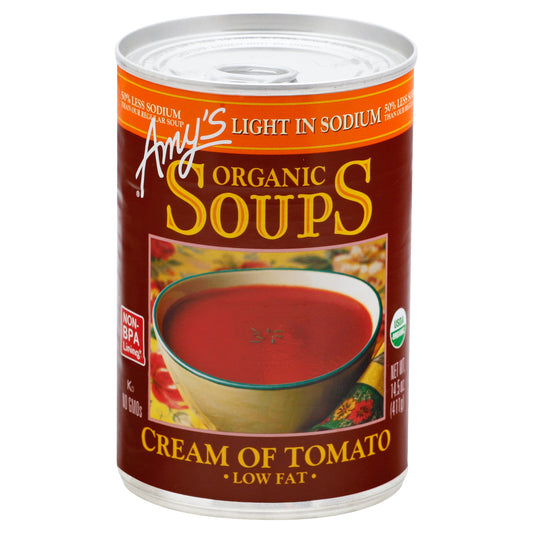 Amys Organic Low Fat Cream of Tomato Soup 14.5 oz