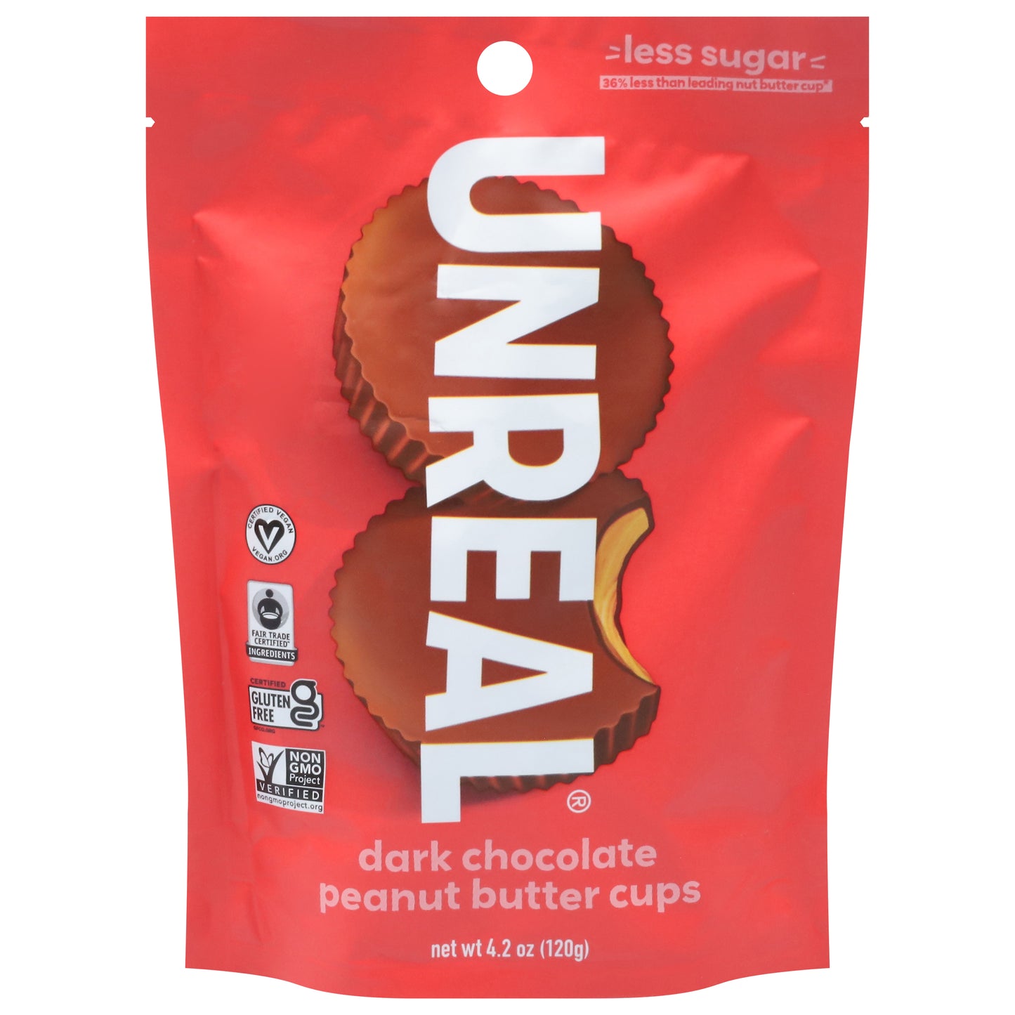 Unreal Dark Chocolate Peanut Butter Cups 4.2 oz