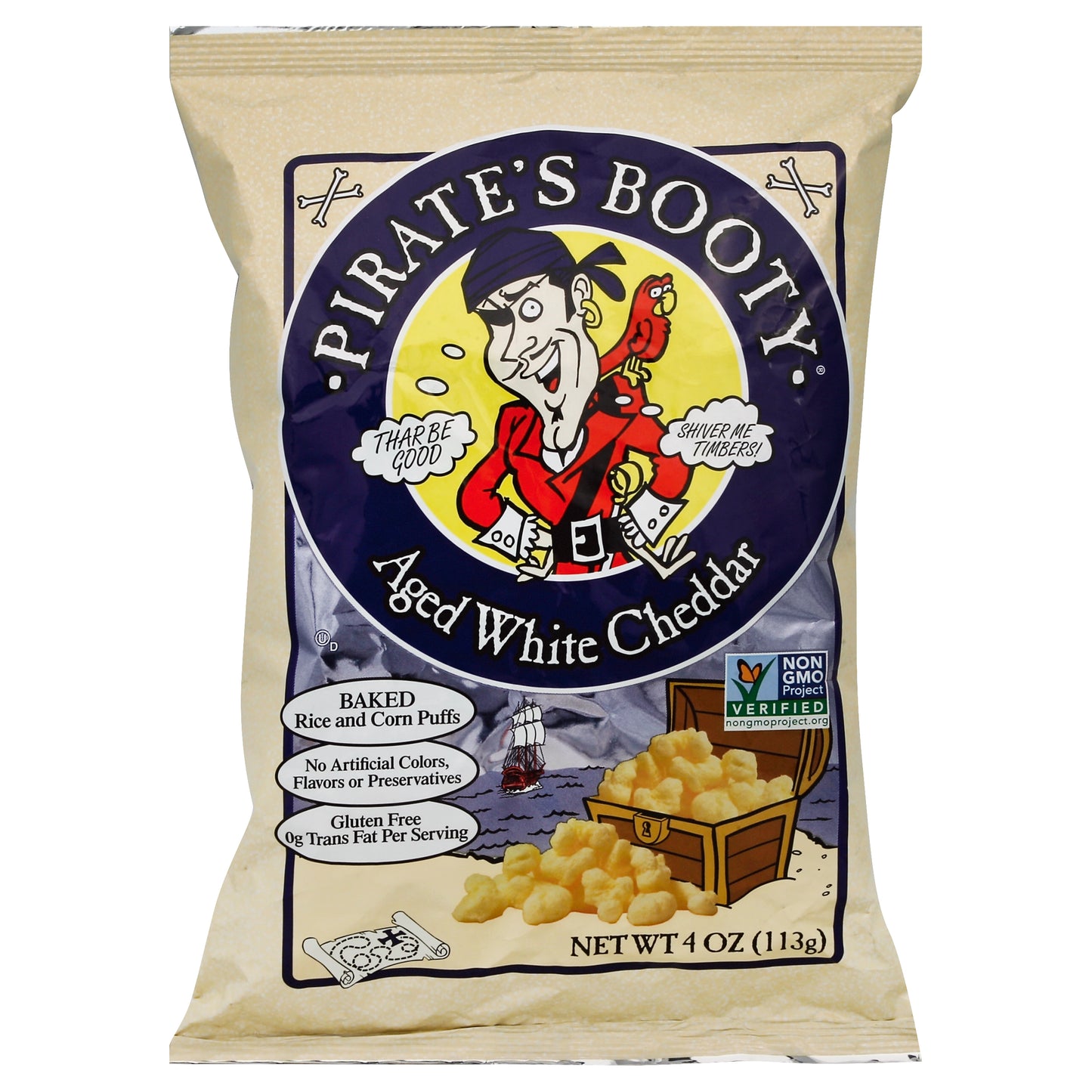 Pirate's Booty Rice and Corn Puffs 4 oz