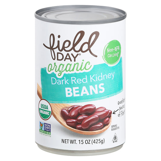 Field Day Organic Dark Red Kidney Beans 15 oz