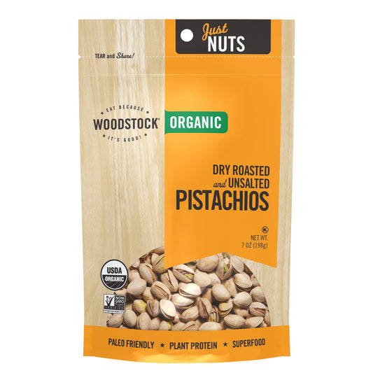 Woodstock Dry Roasted & Unsalted Pistachios