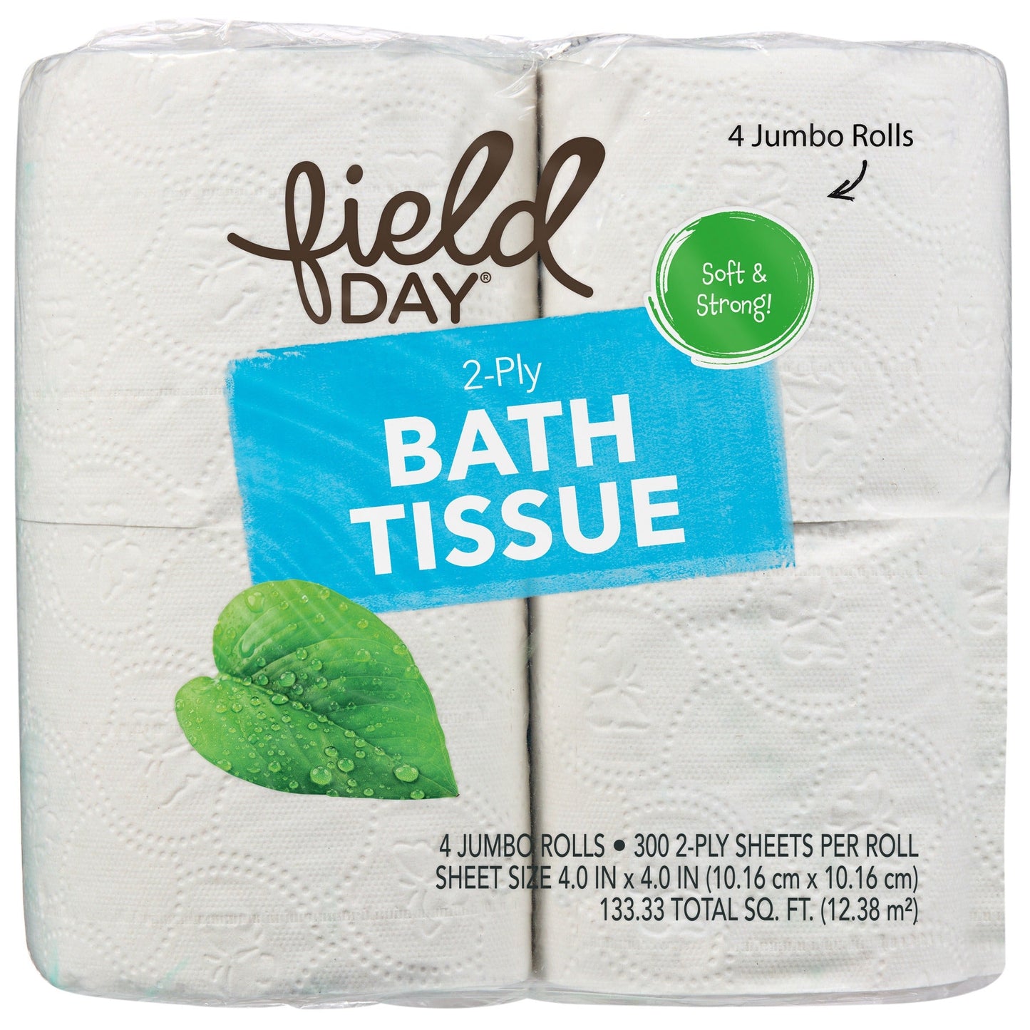 Field Day Bath Tissue - 4 Jumbo Rolls